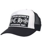 クロムハーツ Chrome Hearts TRUCKER CAP/トラッカーキャップ  CHパッチクロスボール付メッシュ帽子 中古 OM10