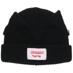 チャールズジェフリーラバーボーイ CHARLES JEFFREY LOVERBOY スーパーサイズチャンキーイヤーズビーニー帽子 中古 BS55