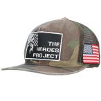 クロムハーツ サイズ_ONE SIZE TRUCKER CAP トラッカーキャップ ヒーローズプロジェクトパッチクロスボール付メッシュ帽子 中古 FK04