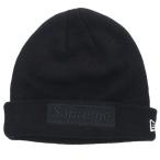 ショッピングシュプリーム シュプリーム ニューエラ 14AW Tonal Box Logo Beanie トーナルボックスロゴビーニーニットキャップ 中古 BS99