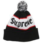 シュプリーム Alpine Beanie ボンボン付きビーニー帽子 中古 BS99