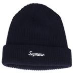 シュプリーム リブニットロゴビーニーニットキャップ 中古 BS99