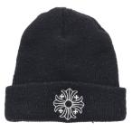 クロムハーツ 帽子 サイズ:ONE SIZE WOOL WATCH CAP ウールワッチキャップ CHステッチニットキャップ 中古 OS06