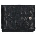 クロムハーツ CASHING IN CEM LOADED キャッシングイン セメタリー二つ折りレザーウォレット財布 中古 SS07
