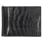 エルメス ポーカーGM X刻印 マネークリップ付き アリゲーター財布 中古 SB01