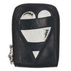 クロムハーツ PPO DOUBLE ZIP WALLET ハートレザー財布 中古 GZ11