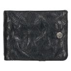 ショッピングキャッシング クロムハーツ CASHING IN CEM LOADED キャッシングイン セメタリー二つ折りレザーウォレット財布 中古 SS13
