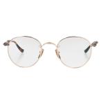 クロムハーツ 眼鏡 BUBBA-A サイズ_49□22-145 クロステンプルメタルフレームラウンド眼鏡 中古 SS07