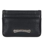 クロムハーツ カードケース DOUBLE SIDE ダブルサイド スクロールラベル付レザーカードケース 中古 SJ02