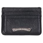  Chrome Hearts DOUBLE SIDE двойной боковой прокрутить этикетка есть кожа футляр для карточек б/у SS13