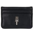  Chrome Hearts DBL SIDE DGGR двойной боковой кожа футляр для карточек б/у SJ02