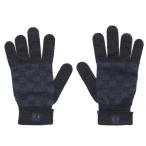 Louis Vuitton перчатки M70009gompti Damier шерсть вязаный перчатки б/у BS99