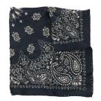 クロムハーツ バンダナプリントパンチングシルクスカーフ 中古 SS07