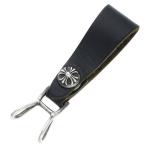 ショッピングクロムハーツ クロムハーツ Chrome Hearts BELT LOOP/ベルトループ クロスボールボタンレザーベルトループ 中古 SS07