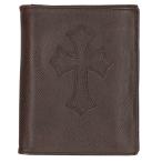 クロムハーツ PASS CASE パスケース クロスパッチレザー手帳カバー 中古 GZ11