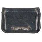  Chrome Hearts футляр для карточек Old резиновая втулка имеется кожа футляр для карточек б/у NO05