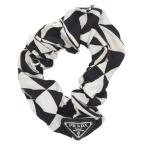 プラダ トライアングルロゴシュシュ 中古 SJ02