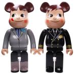 ショッピングANA ベアブリック サイズ:10 BE@RBRICK for ANA 1000% コラボキャラクター2体セットフィギュア 中古 BS99