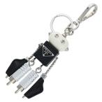 プラダ 2TR101 ロボットサフィアーノレザーキーホルダー 中古 BS99