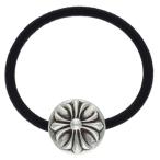  Chrome Hearts HAIRBAND Cross мяч кнопка резинка для волос серебряный Conti . б/у OS06
