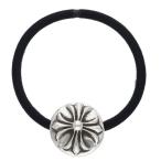  Chrome Hearts HAIRBAND Cross мяч кнопка резинка для волос серебряный Conti . б/у OS06