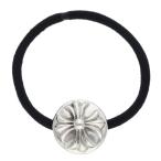  Chrome Hearts HAIRBAND Cross мяч кнопка резинка для волос серебряный Conti . б/у SS07