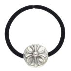  Chrome Hearts HAIRBAND Cross мяч кнопка резинка для волос серебряный Conti . б/у SS07