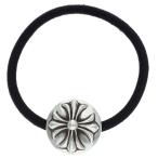  Chrome Hearts HAIRBAND Cross мяч кнопка резинка для волос серебряный Conti . б/у OS06