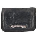 Chrome Hearts CARD CASE резиновая втулка имеется кожа футляр для карточек б/у NO05