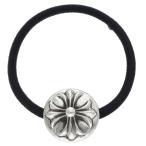  Chrome Hearts HAIRBAND Cross мяч кнопка резинка для волос серебряный Conti . б/у SJ02