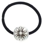  Chrome Hearts HAIRBAND Cross мяч кнопка резинка для волос серебряный Conti . б/у OS06