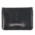  Chrome Hearts CRD CSE3PKTWDV1 арка Logo plate 3 карман кожа футляр для карточек б/у OK15