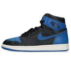 ナイキ サイズ_27cm AIR JORDAN 1 RETRO HIGH OG ROYAL 555088-007 エアジョーダン1レトロハイオージーロイヤルスニーカー 中古 BS99