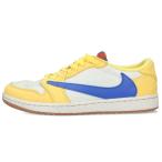 ナイキ トラヴィススコット サイズ_26.5cm WMNS AIR JORDAN 1 LOW OG SP DZ4137-700 エアジョーダン1ローカナリースニーカー 中古 BS99