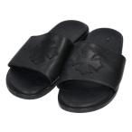 クロムハーツ サンダル サイズ:43 CH SLIDE LEATHER CHプラスパッチレザーサンダル 中古 FK04