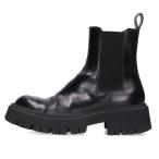 バレンシアガ サイズ:42 636599 TRACTOR サイドゴアレザーチェルシーブーツ 中古 FK04