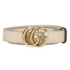  Gucci ремень размер :85 409417 GGma-monto двойной G пряжка кожа narrow ремень б/у BS99