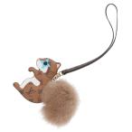 ルイヴィトン M03218 スクワロル LV ファーリーフレンド リスモノグラムミンクファーバッグチャーム 中古 BS99