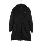 プラダ サイズ:44 292077 RE-NYLON ベルト付き三角プレートダウンコート 中古 OM10