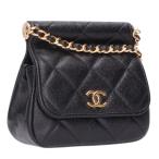 シャネル AP3004 ココマーク キャビアスキンレザーチェーンショルダーバッグ 中古 GZ14