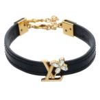 ルイヴィトン M8780Z フラワーアイコニックレザーブレスレット 中古 BS99