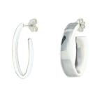 ショッピングティファニー ティファニー ジオメトリンク フープシルバーピアス 中古 BS99