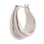 ジョージジェンセン CURVE シルバーピアス 中古 BS99