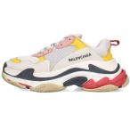 バレンシアガ BALENCIAGA TRIPLE S TRAINERS サイズ:38 トリプルエスレースアップスニーカー 中古 BS99