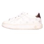 ルイヴィトン スニーカー サイズ:36.5 MS0291 タイムアウトライン モノグラムロゴパッチ付きレザースニーカー 中古 BS99