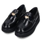 ミュウミュウ サイズ_38.5 5D175E プラットフォームペニーローファー 中古 FK04