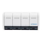 FlukeForest ULTRAWAVE зубная щетка устранение бактерий контейнер держатель 4шт.@ место хранения белый FF-TS04-WH
