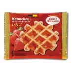 (6 штук ×10 коробка )mane талон Manneken Belgium вафля клубника вафля AZB15824X60