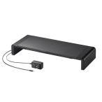  Sanwa Supply USB Type-C подключение ступица имеется стол сверху подставка черный MR-LC210CHBK