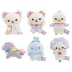 リラックマ コリラックマ お空のくるりんわたあめ てのりぬいぐるみ 6個セット ぬいぐるみ マスコット グッズ キャラクター 推し活 ぬい撮り